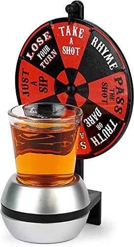 Wheel of Shots The Party Adult Drinking Game Pour a Shot, Spin The Wheel, Take Your Chances - Gift for Home, Kickbacks, Parties, Tailgates, Celebrations, Birthday