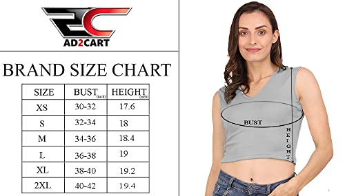 Image of A1596 Women's Casual Stretchy V Neck Sleeveless Crop Tops for Women