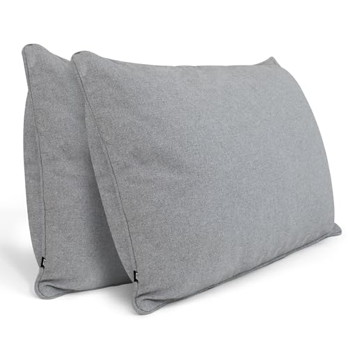DYNMC you Ensemble de Coussins de canapé 40x70, Housse en Coton Oeko-TEX - Coussins décoratifs avec Rembourrage moyennement Dur - Parfait comme Coussin Dos -...