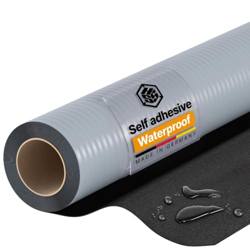 EPDM Waterproofing Membrane 52 Mil HSS Self-Adhesive Sheet for Roofs 16ft Length