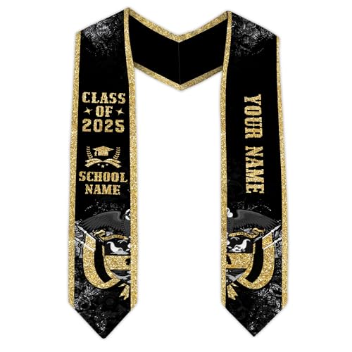 MonkeyVan Colombians Graduation Sash, Custom Colombians American Flag Graduation Sash 2025, Colombia Graduation Stole Style 11