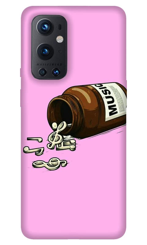 Grey Cloud India Music is The Best Medicine Back Cover for Oneplus 9 Pro (Poly Carbonate | Multicolor)