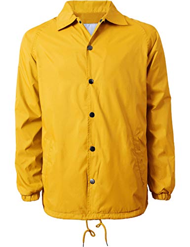 Hat and Beyond Mens Coaches Jackets Waterproof Active Windbreaker2