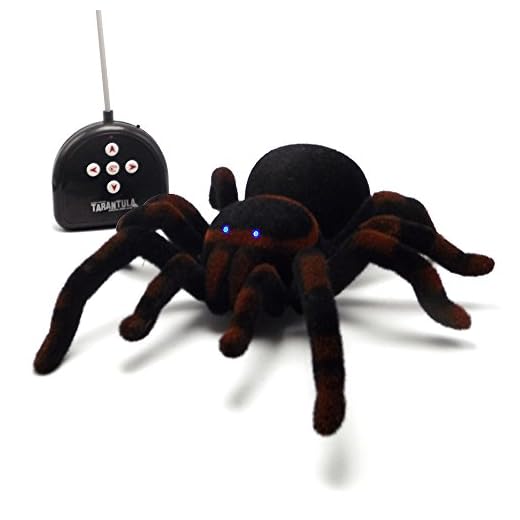 Tipmant Large Size 4CH RC Spider Tarantula High Simulation Remote Control Animal Vehicle Car Electric Kids Toys