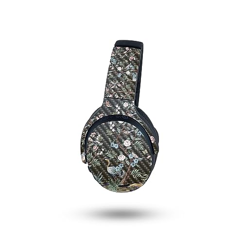 Image of MightySkins Carbon Fiber Skin Compatible with Skullcandy Crusher ANC 2 - Asian Fabric | Protective, Durable Textured Carbon Fiber Finish | Easy to Apply