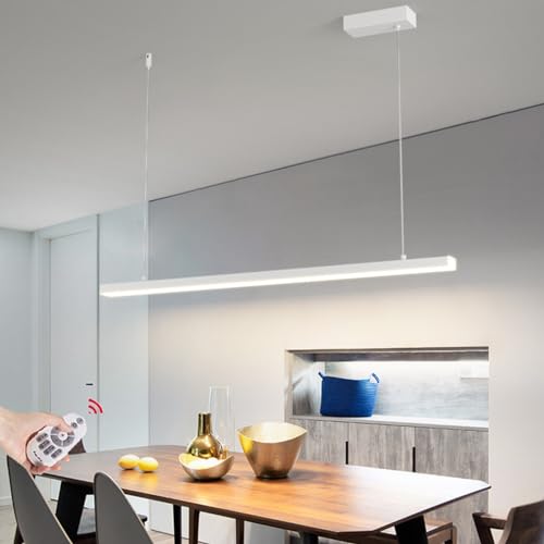 Lámpara de comedor ajustable LED blanca moderna de techo para cocina LWX