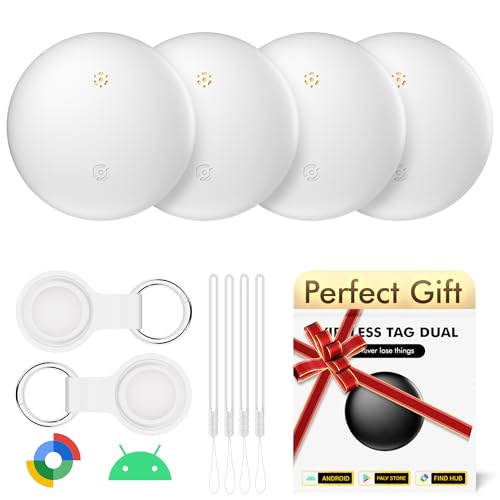 Air Tracker Tags 4-Pack (Android, Google Find My Device)