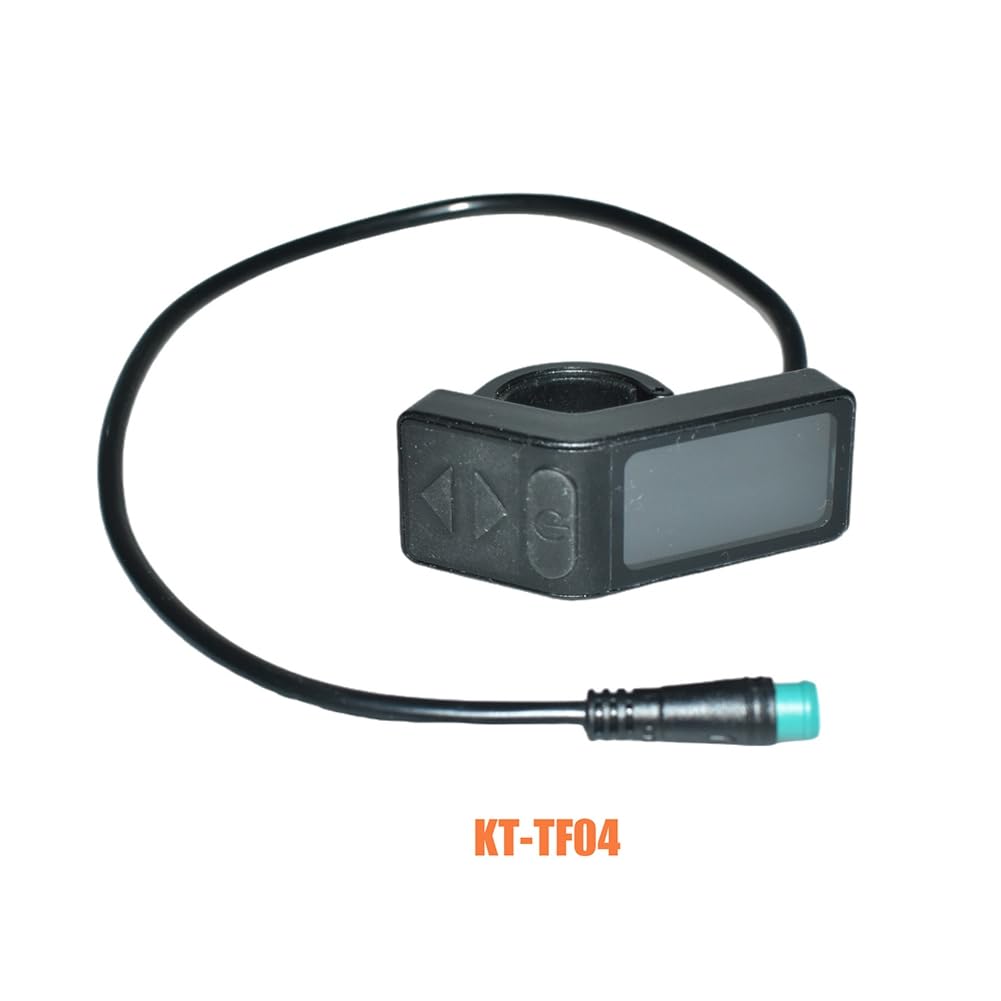 Pantalla TFT para Bicicleta Eléctrica KT TF04, Medidor de Velocidad, Protocolo Kunteng KT, Conector Impermeable de 24 V, 36 V y 48 V.