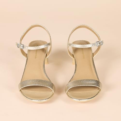 Amazon Essentials Women's Ankle Strap Low Heel3