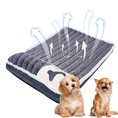 Alfombra lavable para jaula de perro pequeña con base antideslizante 8