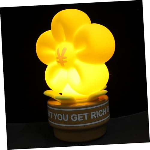 Lámpara de noche de silicona recargable con luz táctil suave miniatura 1