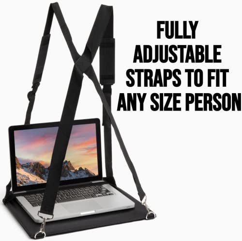 Arnés portátil ajustable para laptop hasta 13" miniatura 2