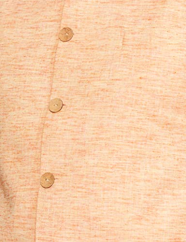 Image of Ethnix by Raymond Ethnix Mens Regular Fit Bundi (RTUA00095-E1 Light Orange 104