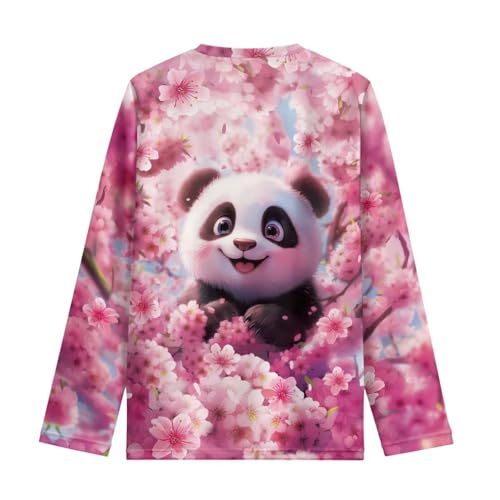 Image of Girls Long Sleeve Shirts Casual Crewneck Soft T-shirts for Girls 3-16 Years Old