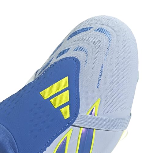 adidas Pro Fold-Over Tongue Firm Ground Soccer Cleats - Blue, Yellow - Size 12 M - image 8