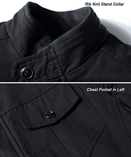 Cargo Jacket Men Lightweight Windbreakers Cotton Jacket Men Winter Jacket Bomber Jacket Men Fleece Lined Jacket #TOP2