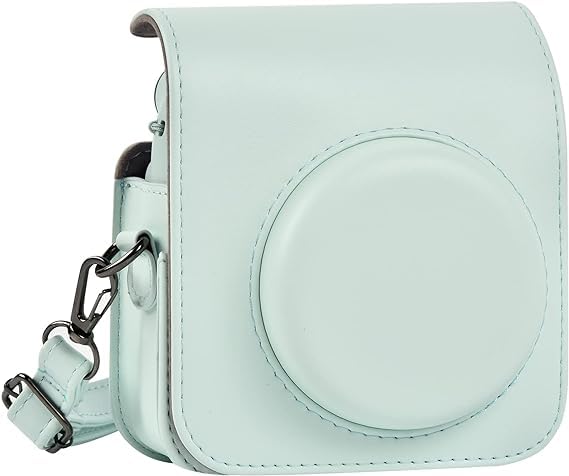 Careflection Protective & Portable Case Compatible with Fujifilm for Instax Mini 12 Instant Camera with Accessories Pocket and Adjustable Strap (Light Green) (B0CV5J1DP1) Amazon Price History, Amazon Price Tracker
