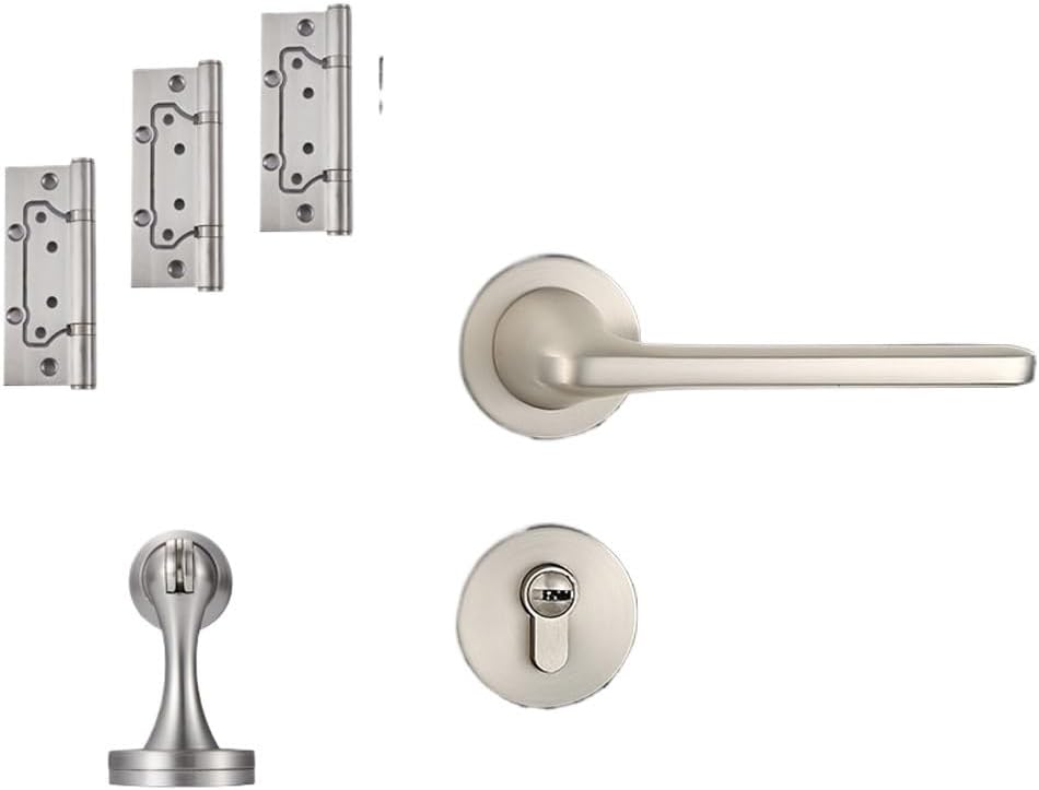 Door Locks Bedroom Interior Handle Lock Cylinder Mute