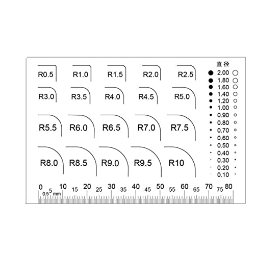 顕微鏡 高精度フィルムポイントゲージソフトルーラー顕微鏡顕微鏡マイクロメーターキャリブレーションスライドライン(7)