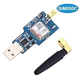 Módulo GSM / GPRS SIM800C original integrado en la placa; comunicación USB, no es necesario escribir el código; chip USB a puerto serie incorporado, fácil de instalar y alta compatibilidad