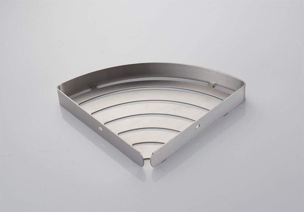 SANLIV Corner Soap Basket Shower Caddy Shelf Stainless Steel Hotel Style Bathroom Shower Organizer Brushed Satin Nickel Finish