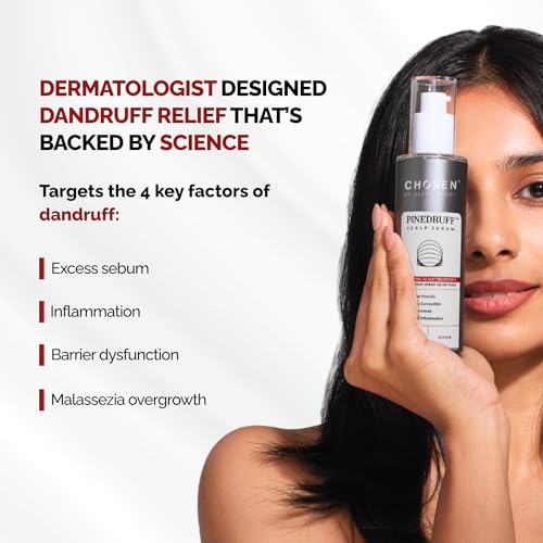 Image of Pinedruff Antidandruff Pycnognol Scalp Serum | Antioxidant-Rich Formula for Scalp Hydration & Dandruff Control | Soothes Dryness & Supports Scalp Health | Suitable for Teens & Adults | 100 ml