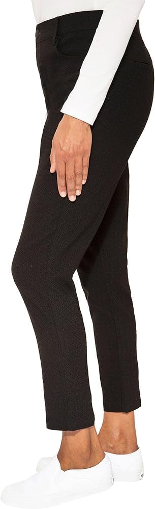 Mario Serrani Women's Textured Pull On Pants - Image 2