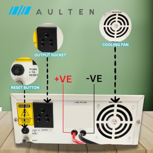 Image of AULTEN Solar Hybrid Off-Grid Inverter for Home, Office and Shops1500VA AD052 (White)