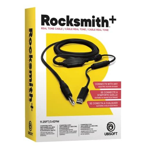 Rocksmith+ Kabel | Real Tone Cable (kompatibel mit PC, Xbox, PlayStation 4 und PlayStation 5)
