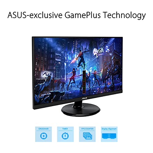 ASUS VA24DCP Monitor 60,5 cm (23,8 inch) (IPS, F-Sync, luidspreker, Full HD, 75Hz, 5ms reactietijd, HDMI,) zwart - Afbeelding 6