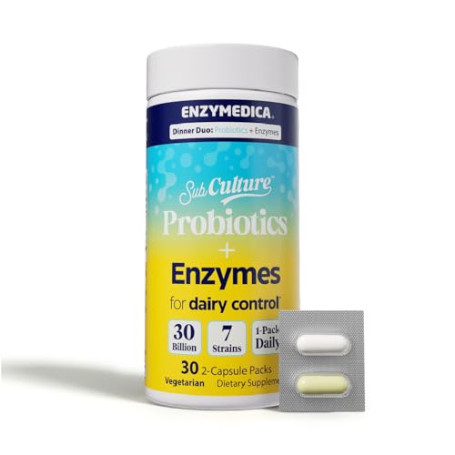 Enzymedica SubCulture Dinner Duo Dairy Control - Enzymes and Probiotics