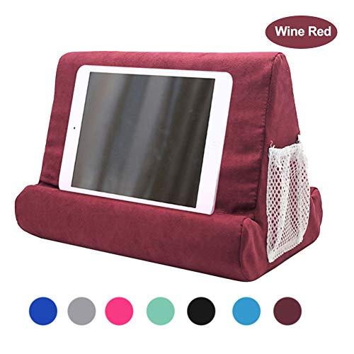Soft Pillow for iPads, Multi-Angle Pillow Lap Stand，Tablet Computer Stand for eReaders, Smartphones, Books, Magazine