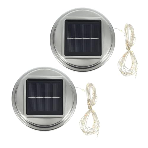 Tapas de repuesto para luz solar de acero inoxidable con panel duradero de alta gama