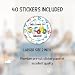 2nd Grade Classroom Must Haves, Teacher Stickers for Students - 40 Pcs Welcome to Second Grade Reward Decals, Back to School Gifts & Fun Decor Essentials