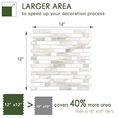 Stickgoo 02A-T12 Thicker Design Peel And Stick Tile Backsplash thumb #4