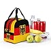 GOAYETN Flag German Coat Of Arms Lunch Box For Women Men Reusable Insulated Leakproof Lunch Bags Cooler Tote Bag For Work Picnic Or Travel