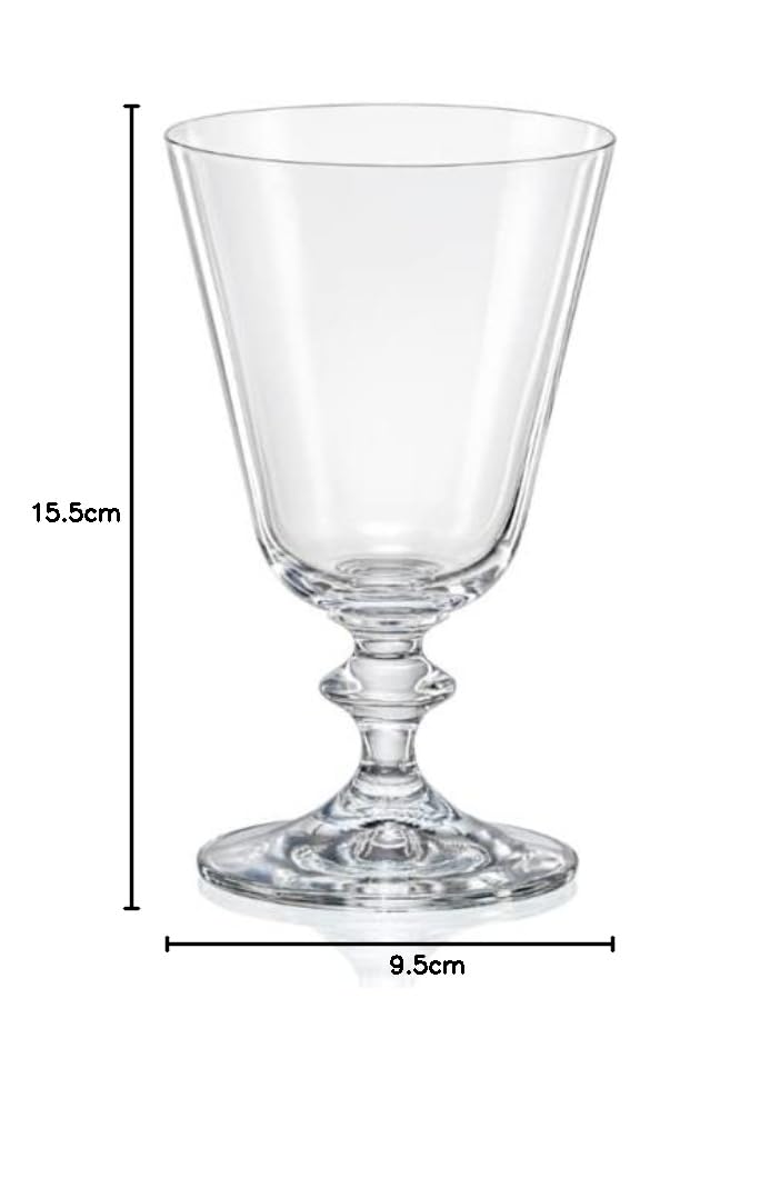 Crystalex Weingläser Rorweinglas Bella Kristallglas 350 ml 6er SetBohemia
