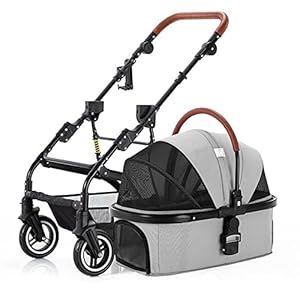 Wotzov HULONGZ57819 Wózek dla Zwierząt 4 Koła