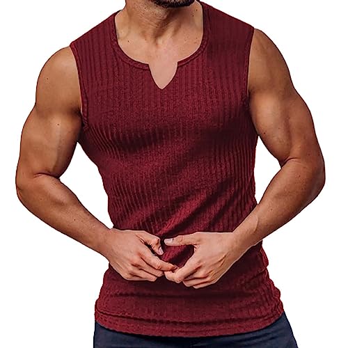 Camiseta de tirantes para hombre de algodón sin mangas entrenamiento gimnasio culturismo fitness camiseta musculares deporte camiseta cuerpo camiseta verano transpirable atlético secado rápido