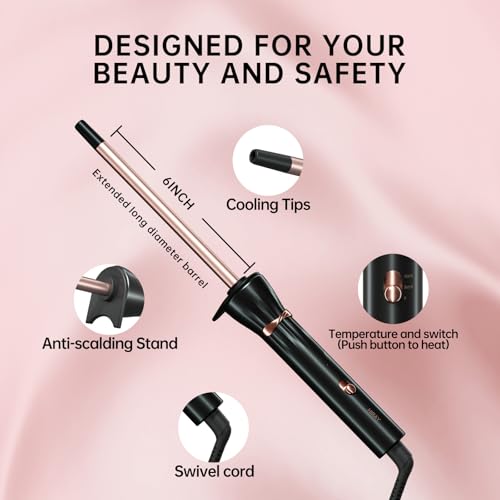 HIRAY 3/8 Inch Curling Iron, 9mm Tiny Curling Wand の商品画像 5