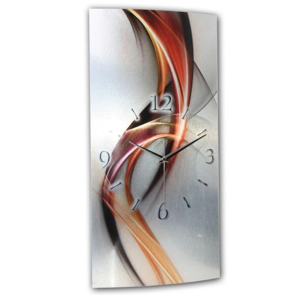 LW Collection Wandklok goud 80cm - Grote industriële gouden wandklok - Moderne