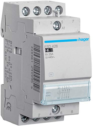 Contactor, 25A, 4NC, 24V