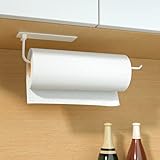 Multifunktionaler Küchenrollenhalter: Dieser Papierrollenhalter kann zum Aufhängen von Papierrollen, Frischhaltefolie, Handtüchern und anderen Dingen verwendet werden, um Ihnen mehr Komfort im Leben zu bringen.