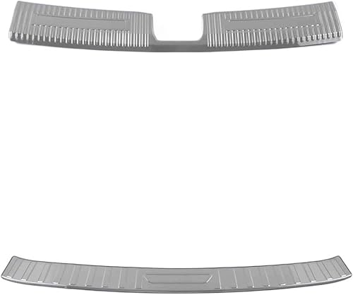 Compatible con Nissan X-Trail X Trail T33 2022+ placa de acero inoxidable para umbral de puerta, umbral de puerta trasera (color plateado, 2