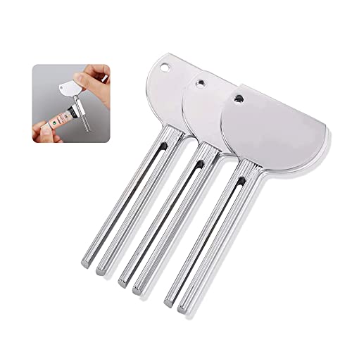 Lot de 3 Presse-Tube pour Tous Les Tubes en Acier Inoxydable Dentifrice Expresseur de Dentifrice Presse-Tube en métal Enregistrer Les crèmes Dentifrice Couleur Pommade Pas de Moutarde Tubular Cover