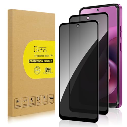 2 Pack Privacy Screen Protector for Moto G (2026)/Moto G Play 2026 [Anti-Spy Tempered Glass] Ultra HD Anti-Scratch Bubble-Free Easy Install 9H Protective Glass for Moto G (2026)/Moto G Play 2026