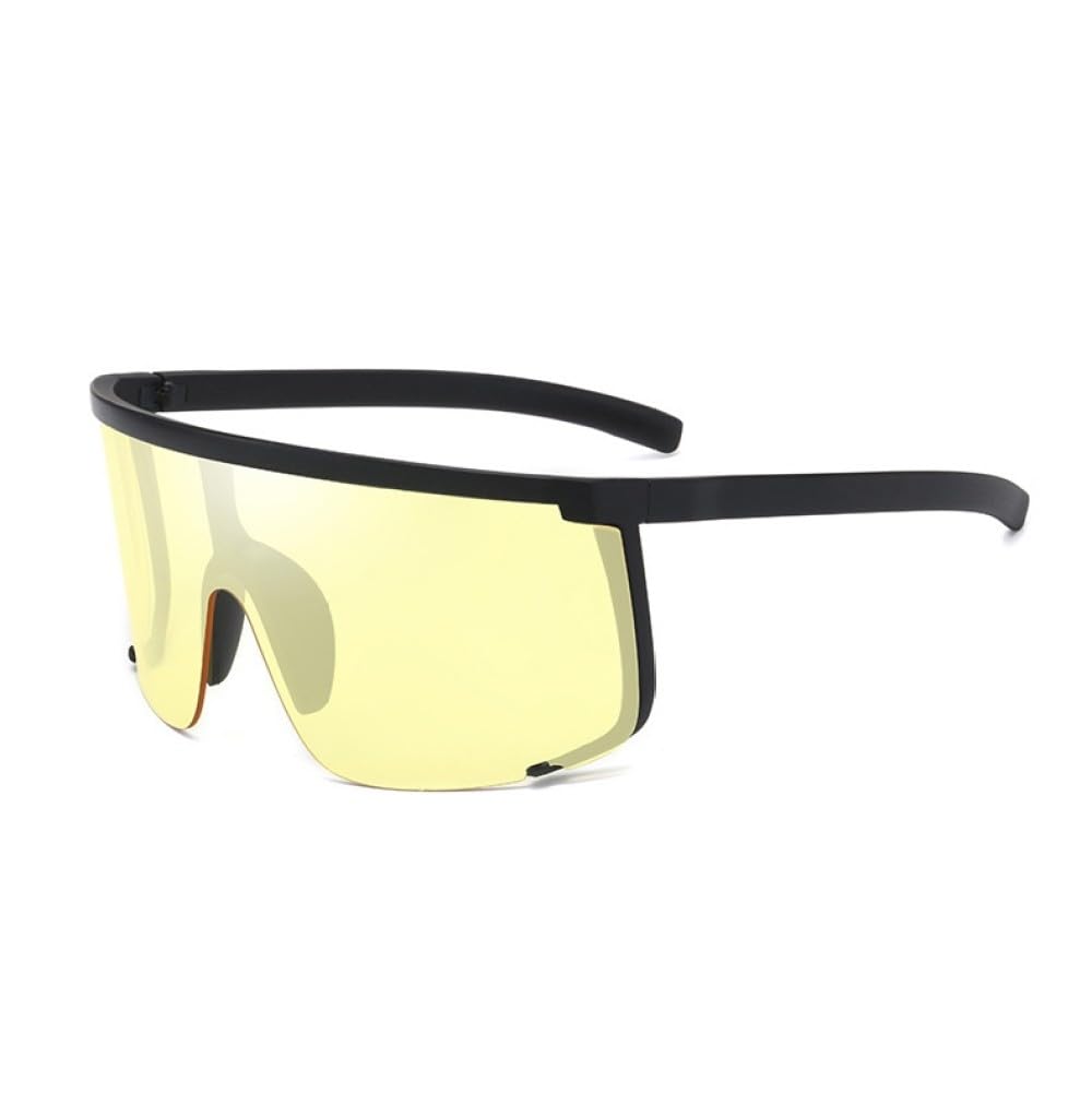 Sonnenbrille für Herren, Übergröße, Schild, Halbrahmen, Sonnenbrille für Damen, Schutzbrille, UV400