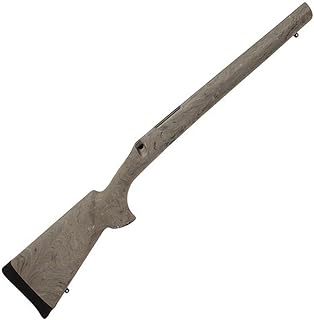Hogue HO70800 Remington 700 BDL Short Action Overmolded Stock Standard Barrel, Pillar Bed Ghillie Green