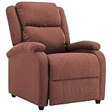【Estable y confortable】Está tapizado con tela suave y posee un relleno de espuma densa. Con una estructura robusta de madera y acero, el sillón es muy cómodo y duradero.