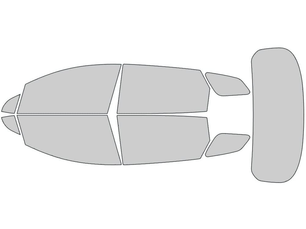 Rvinyl Window Tint Kit Compatible with Kia Sportage 2023-2024 - Complete Precut Kit - 35%